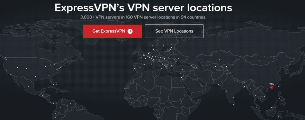 ExpressVPN的伺服器位置