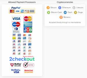 從PayPal到信用卡的各種付款處理程序