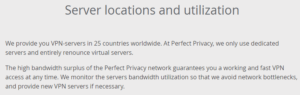 小型VPN服務器網絡僅覆蓋25個國家