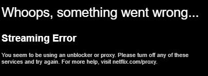 Netflix知道我正在使用VPN